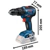 Bosch GSB 18V-55, LC 2x2.0, 18V-40