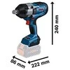 Bosch GDS 18V-1050 H, LB 2x8.0PrC, 1880CV