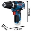 Bosch GSB 12V-35, CT be akumuliatoriaus ir kroviklio