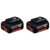 Grąžtas Bosch rinkinys akumuliatoriai GBA 18 V-Li 2x5,0 Ah + kroviklis GAL 1880 CV