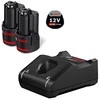 Bosch Akumuliatorius + kroviklis GBA 12V 2x2.0Ah + GAL 12V-40 rinkinys