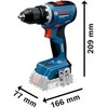 Bosch GSR 18V-65, CT, be akumuliatoriaus ir kroviklio