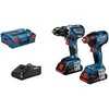 Bosch GDX 18V-210 C, 2x5.0 Ah; GAL 18V-40, LB