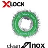 Bosch X-LOCK šepetys 75 mm iš nerūdijančiojo plieno