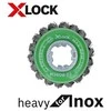Bosch X-LOCK šepetys 75 mm iš nerūdijančiojo plieno