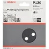 Bosch Šlif.pop,akmeniui,PEXGEX D=125mm,K120,5 vnt.