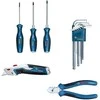 Bosch įrankių juosta ir rankinių įrankių rinkinys
