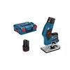 Bosch Akumuliatorinė rankinė freza GKF 12V-8, 2x3.0Ah, ACC