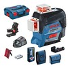 Bosch Linijinis lazerinis nivelyras GLL 3-80 C (1x2.0Ah, BM1, LR7, L-Boxx)