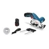 Akumuliatorinis diskinis pjūklas Bosch GKS 12V-26, LB 2x3.0, 12V-40