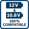 Akumuliatorinis diskinis pjūklas Bosch GKS 12V-26, LB 2x3.0, 12V-40
