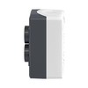 Schneider Electric 2 skylių START/STOP valdymo dėžutė, pilka IP65 XALD215