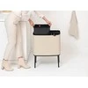 Brabantia Waste Bin Bo Touch Bin 11 + 23 L Soft rusvai gelsvas