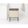 Brabantia Waste Bin Bo Touch Bin 11 + 23 L Soft rusvai gelsvas