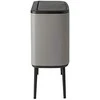 Šiukšlių dėžė Brabantia Bo Touch, 3 x 11 l, Betono pilkos spalvos