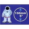 Kids Naktinė lempa ASTRONAUTA KOSMONAUTA KOMBINEZON ŚWIECI W CIEMNOŚCI BRAINSTORM