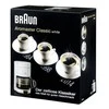 Braun lašelinis, pusiau automatinis kavos aparatas "Aromaster Classic"  KF 47/1, Baltas