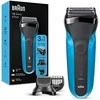 Barzdaskutė Braun Series 3 310BT Skustuvas Apkarpymo mašinėlė Juoda, Mėlyna