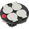 Brennenstuhl Brennenstuhl Steckdoseneinsatz 4-x IP20 230V/16A DE