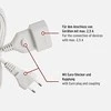 Brennenstuhl ilgiklis, CEE 7/16, IEC 60906-1, max 250V / 2.5A, 5m baltas 1161670 / DEL-118C