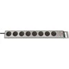 Brennenstuhl Super-Solid maitinimo juostelė 8 lizdai 2,5 m sidabrinė (1153340118)