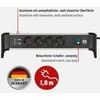 Brennenstuhl 1391040410 Alu-Office-Line 4-fach 1,8m 2x USB sidabrinis/juodas