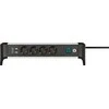 Brennenstuhl 1391040410 Alu-Office-Line 4-fach 1,8m 2x USB sidabrinis/juodas