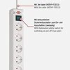 Ilgiklis BRENNENSTUHL Bremounta, 5 lizdų, 2 USB, 3m, baltos sp.