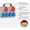 Brennenstuhl Brennenstuhl BKV 2/4 T IP44 PDU maitinimo skirstytuvas 6 x tinklo lizdai Juoda, Mėlyna, Pilka, Raudona