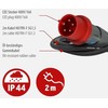 Brennenstuhl Brennenstuhl BKV 2/4 T IP44 PDU maitinimo skirstytuvas 6 x tinklo lizdai Juoda, Mėlyna, Pilka, Raudona