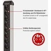 Brennenstuhl Premium-Alu-Line maitinimo juostelė 8 krypčių 3m H05VV-F 3G1.5
