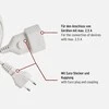 Brennenstuhl ilgiklist, CEE 7/16, IEC 60906-1, max 250V / 2.5A, 3m baltas 1161660 / DEL-118A