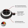 Brennenstuhl Ilgiklis BRENNEN 4 lizdai, 3m, juodas / GT-332