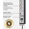 Maitinimo kabelis Brennenstuhl 1156057696 Skirstytuvas 3m 6 x Maitinimo lizdai Vidaus naudojimui Juodas, Šviesiai pilkas