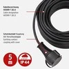 Brennenstuhl ilgiklis CEE 7/7 , CEE 7/4 (Schuko), IP 44, 5m , Juodas1161420 / DEL-118Q