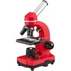 Mikroskopas Bresser Junior Biolux SEL 40–1600x, raudonas