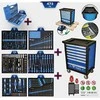 Įrankių vežimėlis Brilliant Tools 7 stalčių su 473 įrankiais