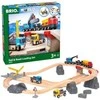 BRIO World 33210 - Rail &amp; Road Kivenlastaus -junarata