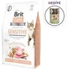 Brit Care Cat GF Sensitive, sveikas virškinimas ir subtilus skonis (šviežia kalakutiena ir lašiša) 2kg