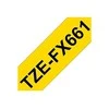 BROTHER TZEFX661 36 Juodas ON Geltonas FLEX