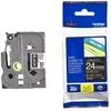 Brother | TZe-355 Laminated Tape | Baltas on Juodas | TZe | 8 m | 2.4 cm
