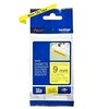 Brother | TZe-S621 Strong Adhesive Laminated Tape | Juodas on Geltona | TZe | 8 m | 9 cm