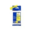 Brother | TZe-S641 Strong Adhesive Laminated Tape | Juodas on Geltona | TZe | 8 m | 1.8 cm