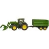 Traktorius su krautuvu ir priekaba Bruder 03155 John Deere 7R 350