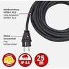 Prailginimo kabelis Brennenstuhl H07RN-F3G1,5 25m juodas