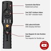 Darbinis šviestuvas Brennenstuhl HL 500 A; LED; 3,7 V; 1x2,5 Ah akum.