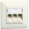 METZ CONNECT C6Amodul 3 Port 180°M UP grynai baltas