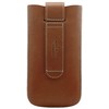 Bugatti XL universalus odinis dėklas su magnetu, skirtas Juodas (7,5 х 13,5 cm)