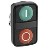 Schneider Electric Dvivietis žalias / raudonas O-- mygtukas be vidinio apšvietimo (ZB4BA7341)