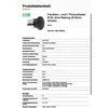 Schneider Electric Vairuoti grybų mygtuką juoda su savarankiškai grįžti (ZB4BC2)